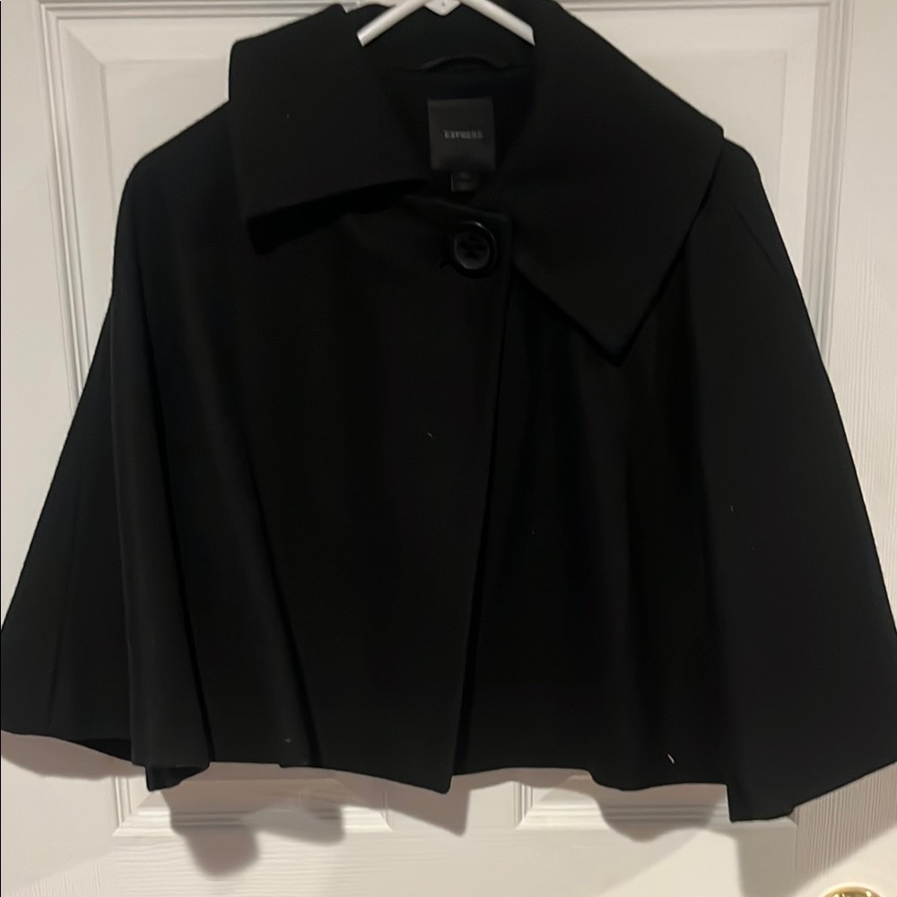 Black Cape Coat